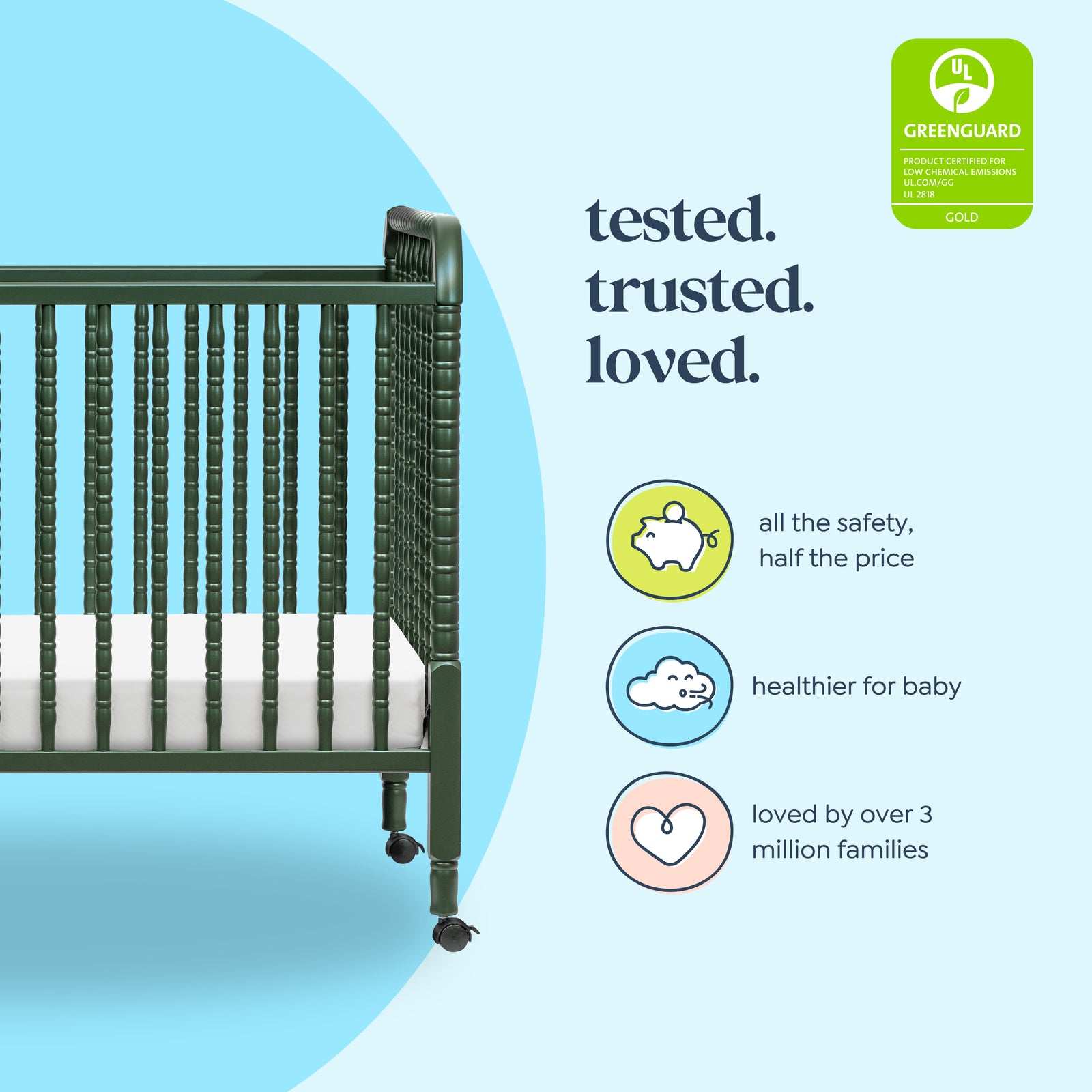 daVinci Jenny Lind 3-in-1 Convertible Crib