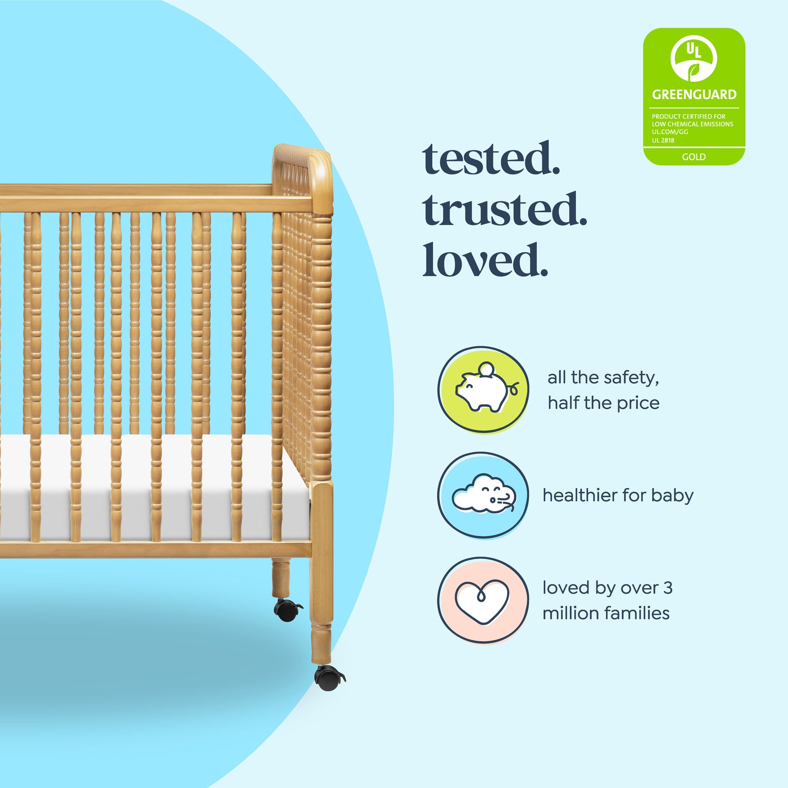 daVinci Jenny Lind 3-in-1 Convertible Crib