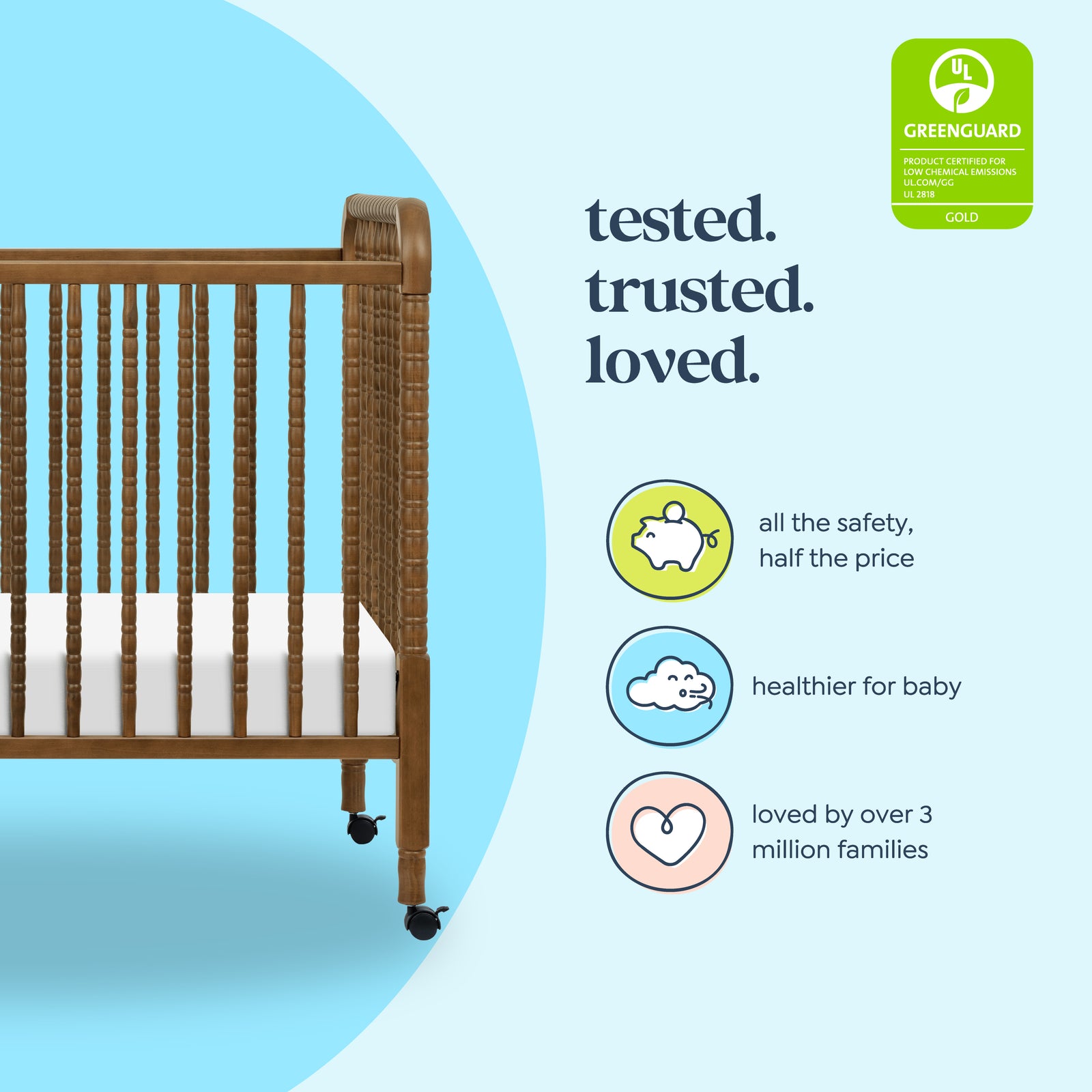 daVinci Jenny Lind 3-in-1 Convertible Crib