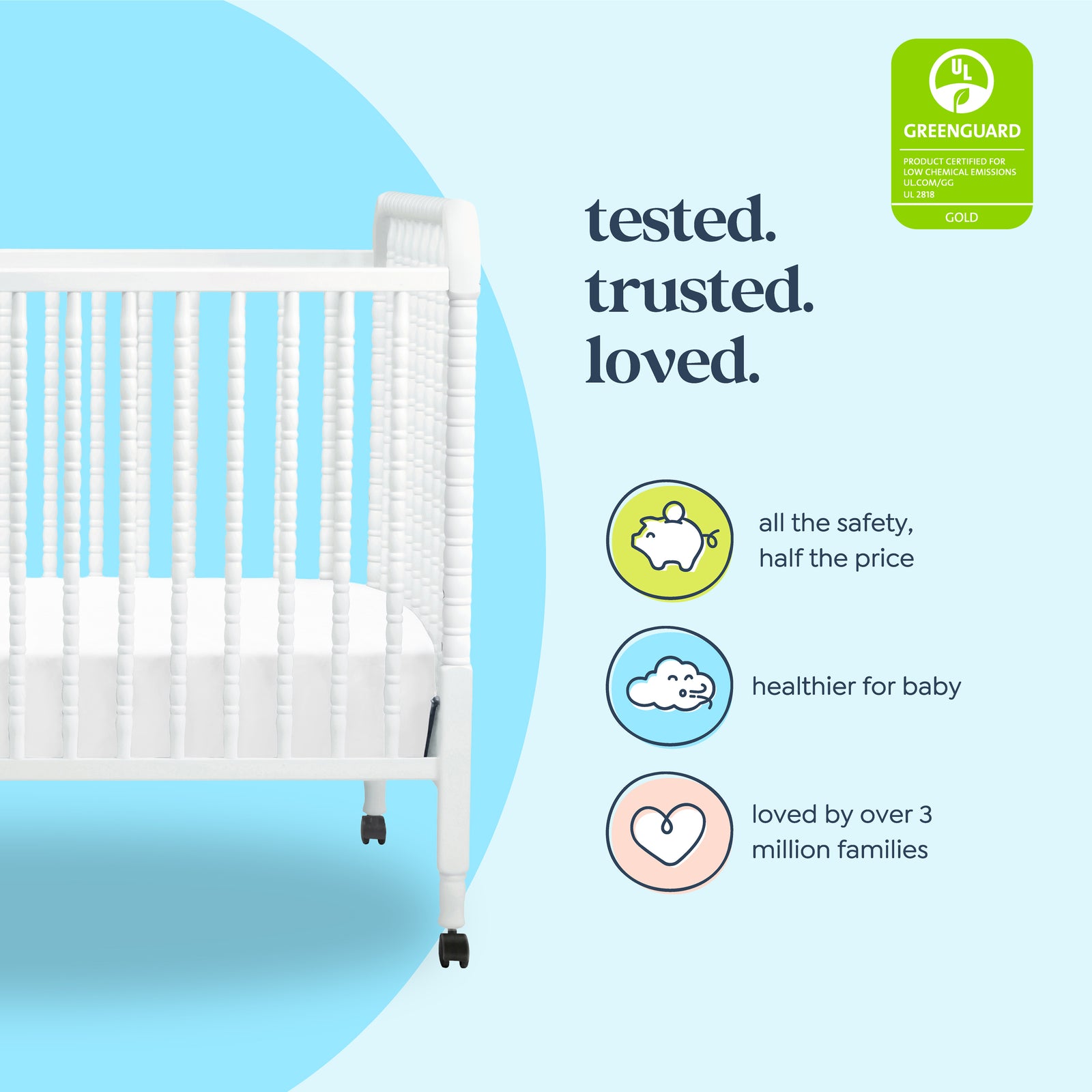 daVinci Jenny Lind 3-in-1 Convertible Crib
