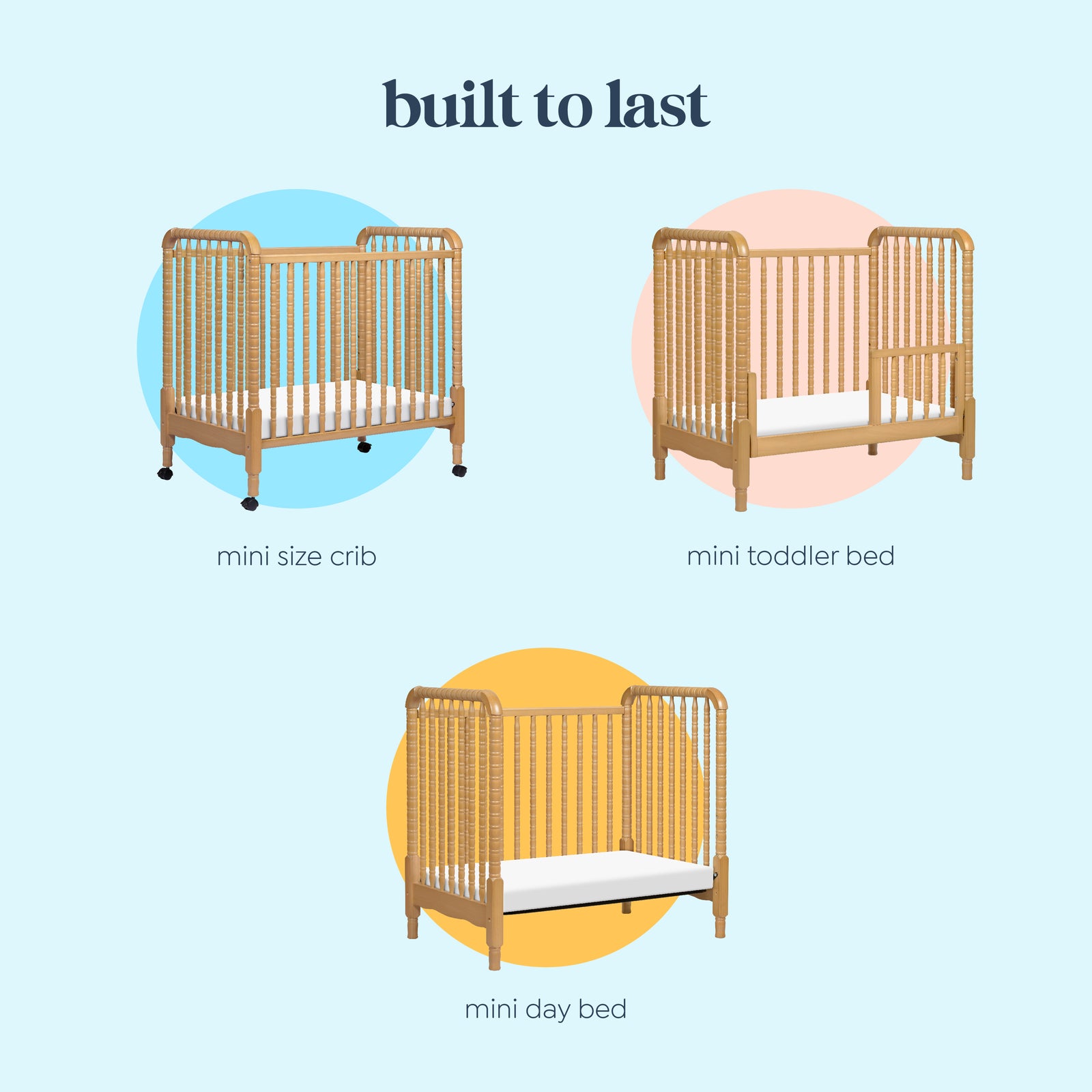 daVinci Jenny Lind 3-in-1 Convertible Mini Crib