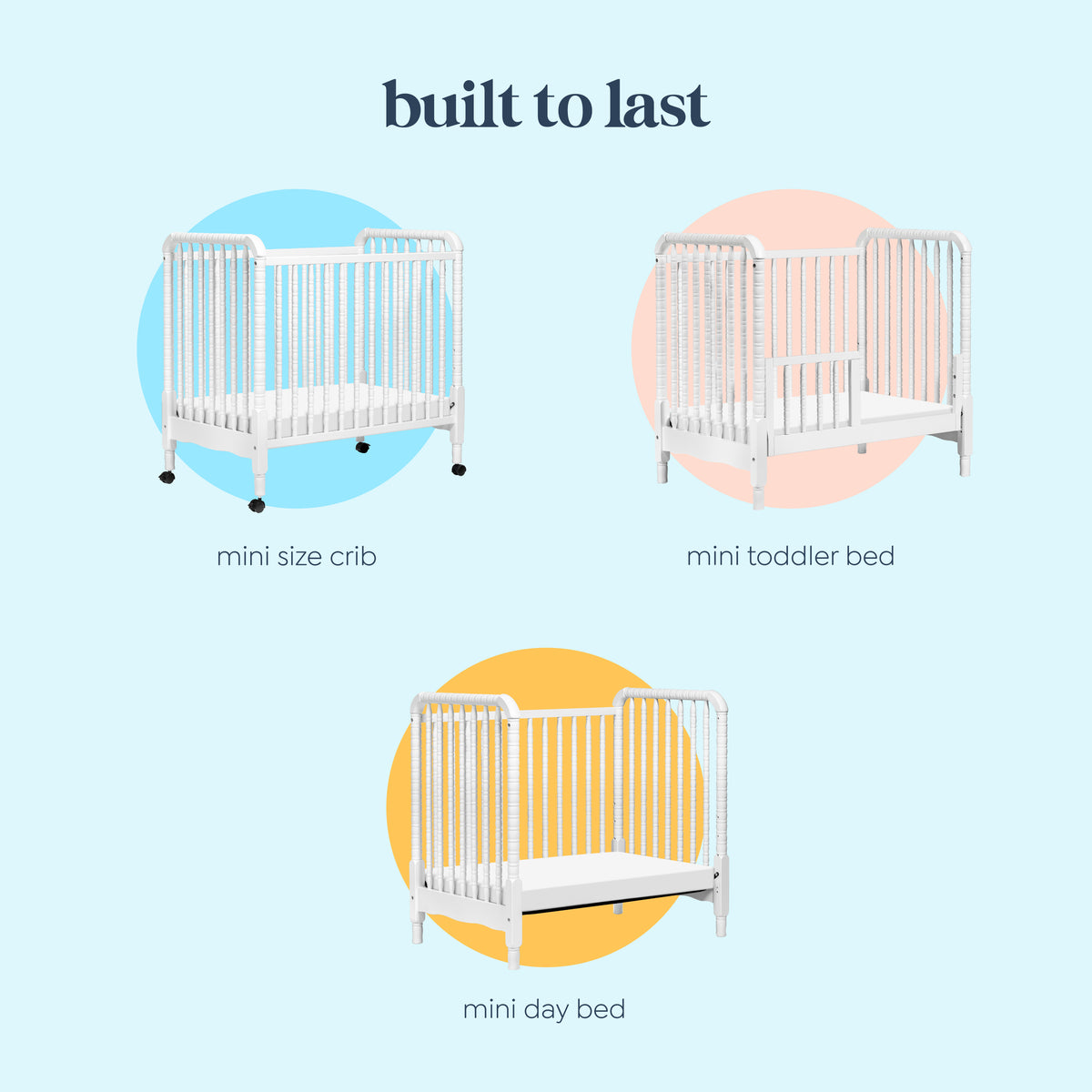 daVinci Jenny Lind 3-in-1 Convertible Mini Crib