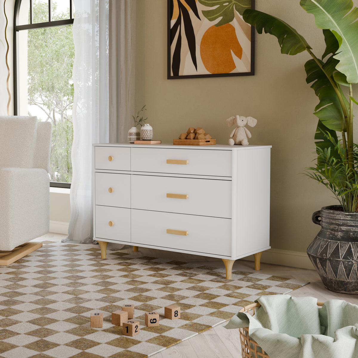 Lolly 6-Drawer Assembled Dresser (48")