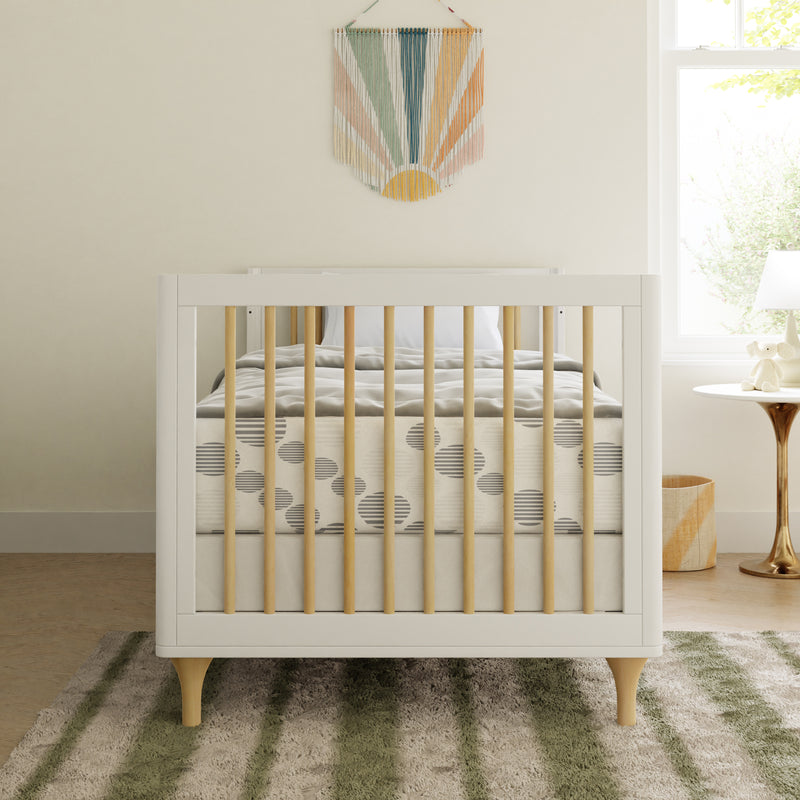 Lolly 4-in-1 Convertible Mini Crib and Twin Bed with Toddler Bed Conversion Kit