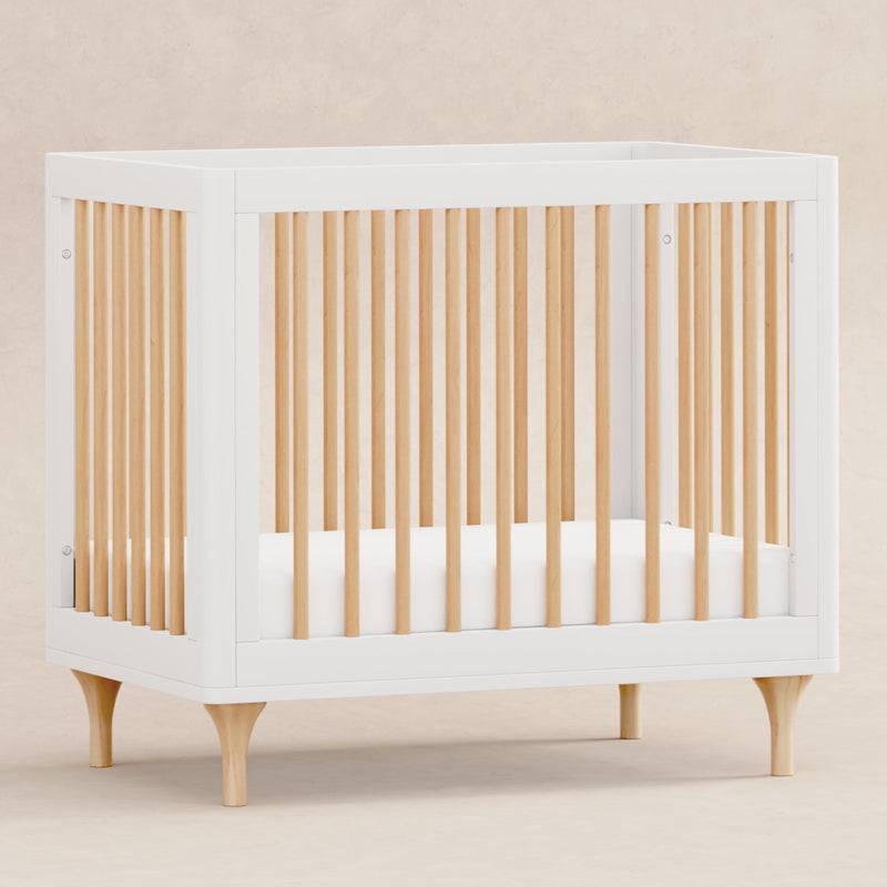 Lolly 4-in-1 Convertible Mini Crib and Twin Bed with Toddler Bed Conversion Kit