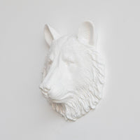 Faux Mini Bear Head Sculpture