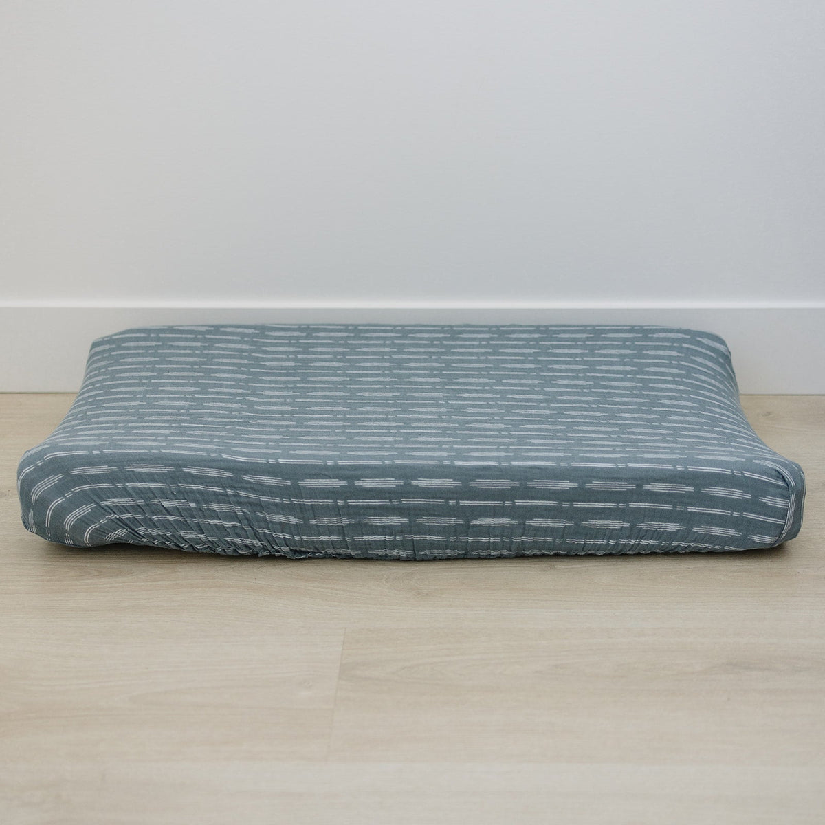Dusty Blue Horizon Changing Pad Cover