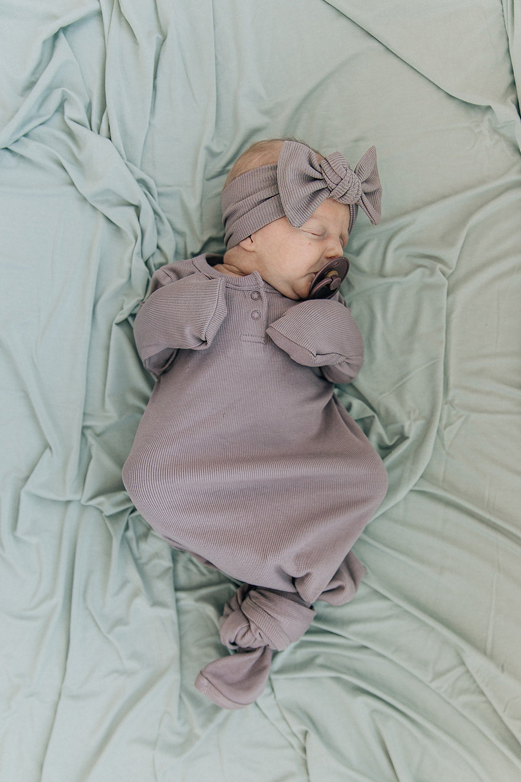 Sage Bamboo Stretch Swaddle Blanket