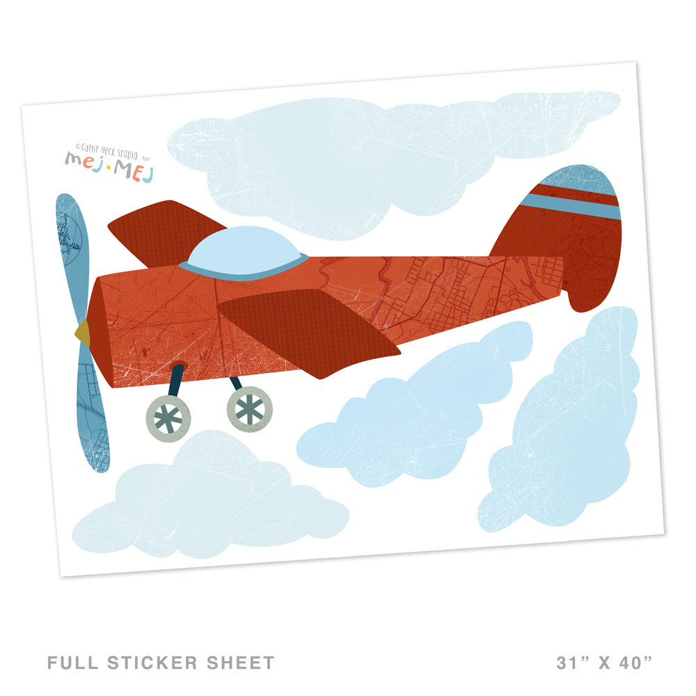 Proud Pilot Wall Decal Set