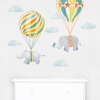 Elephant Friends Wall Decal Set - Neutral