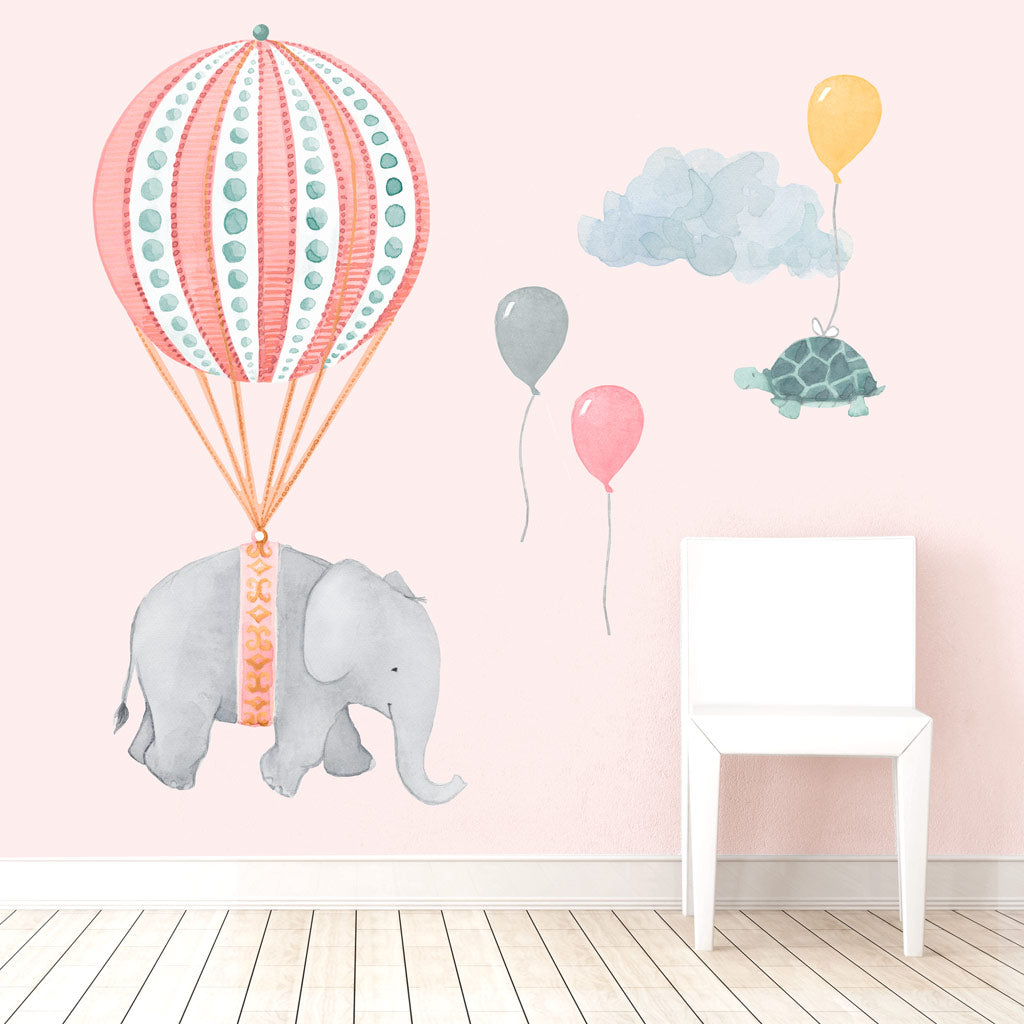 Soaring Friends Wall Decals - Pink
