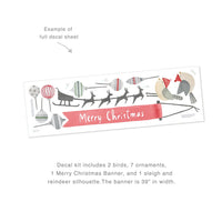 Holiday Wall Decals - Large