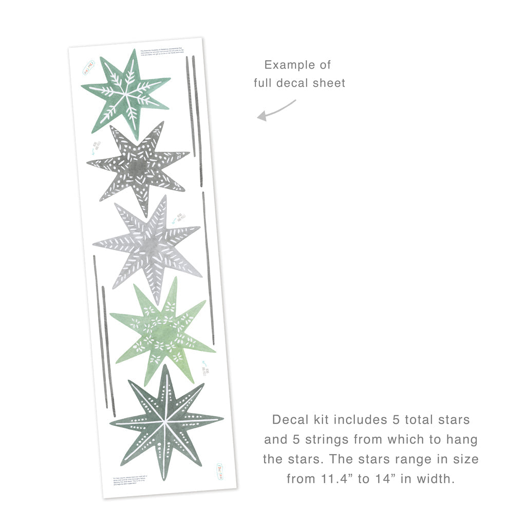 Holiday Star Kit Wall Decals