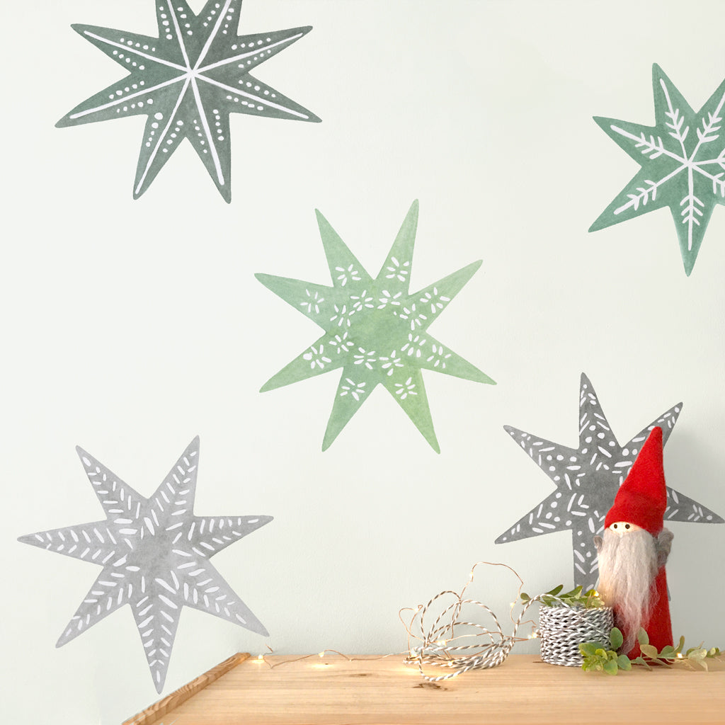 Holiday Star Kit Wall Decals