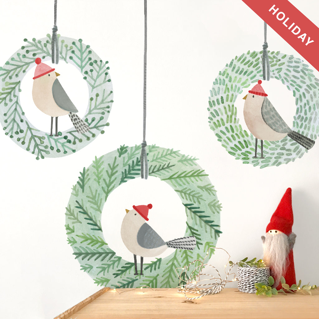 Wreath Kit Wall Decals