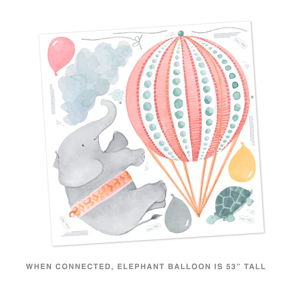 Soaring Friends Wall Decals - Pink
