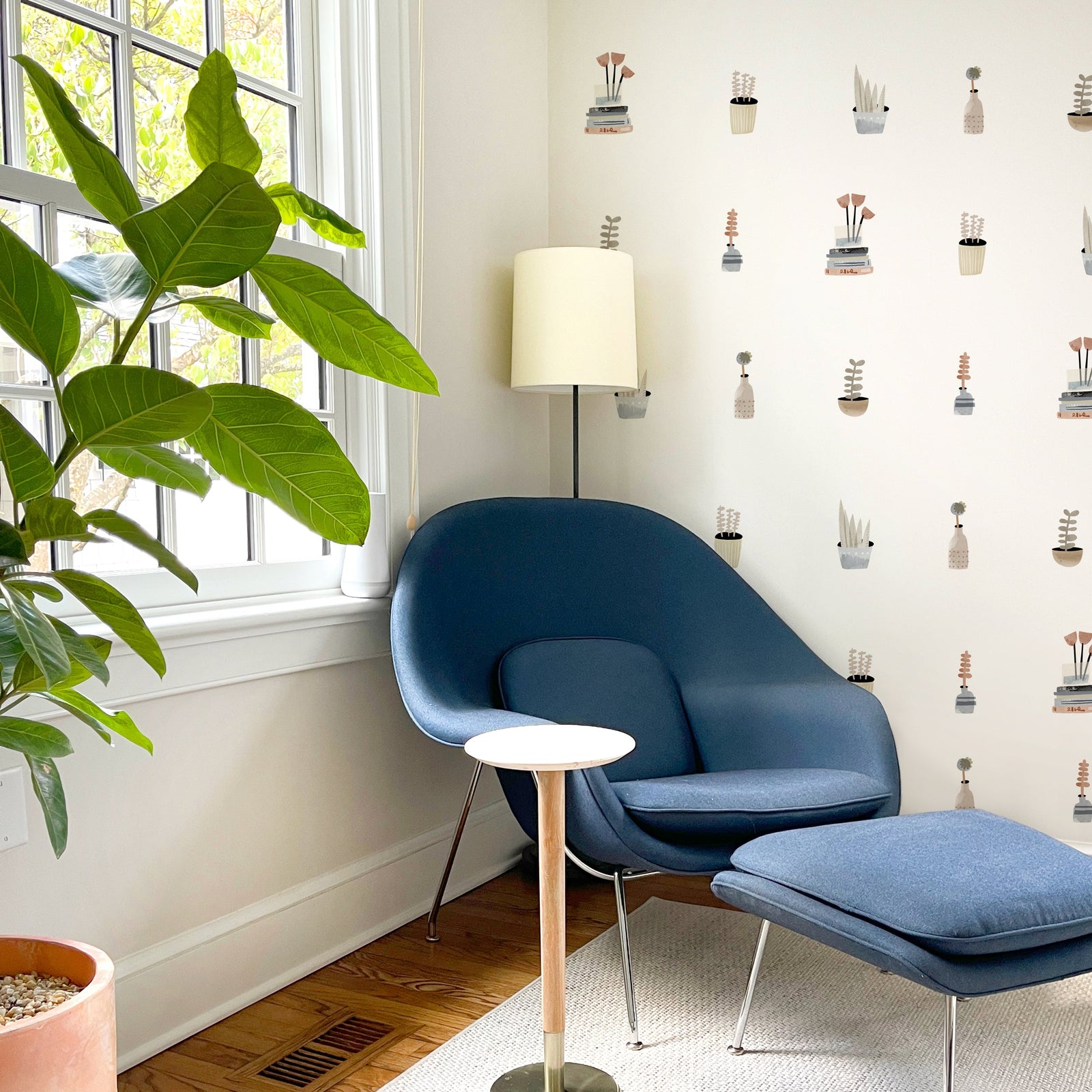 House Plant Toss Wall Decals - Latte