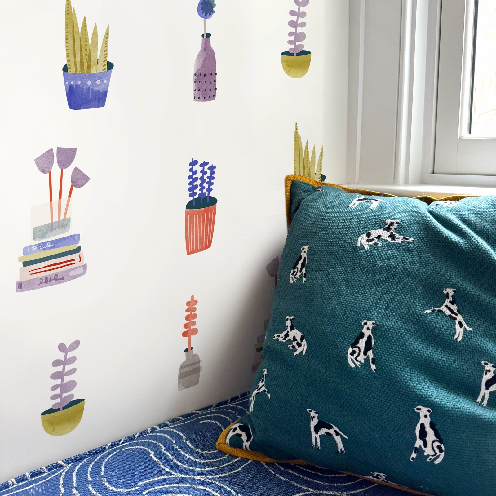 House Plant Toss Wall Decals - Spritz