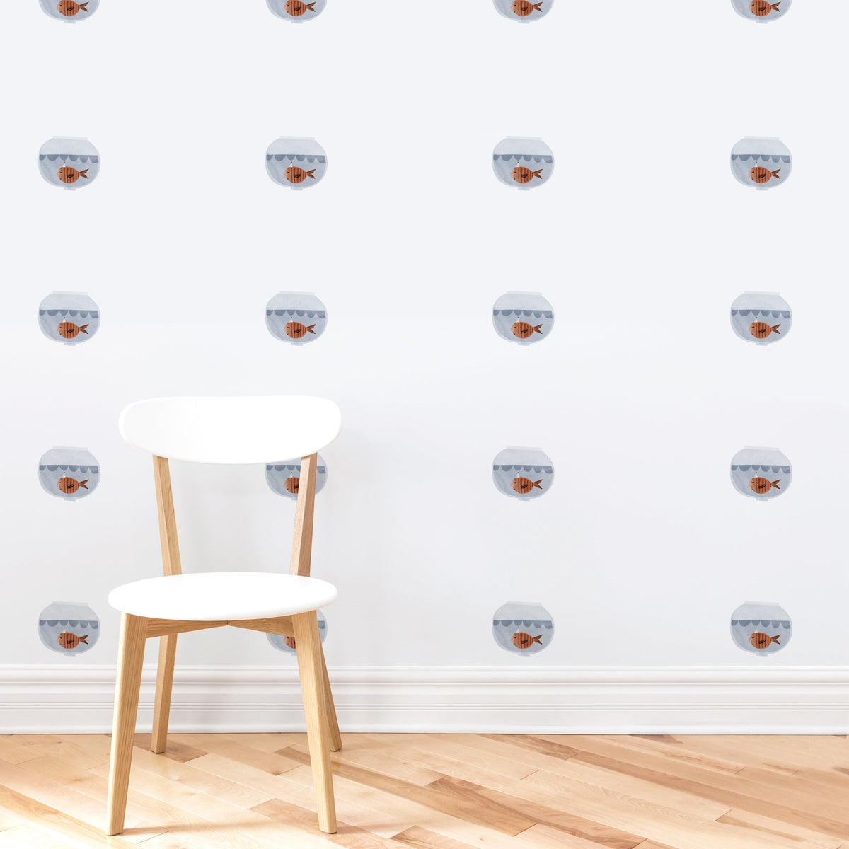 Fishbowl Toss Wall Decals - Latte