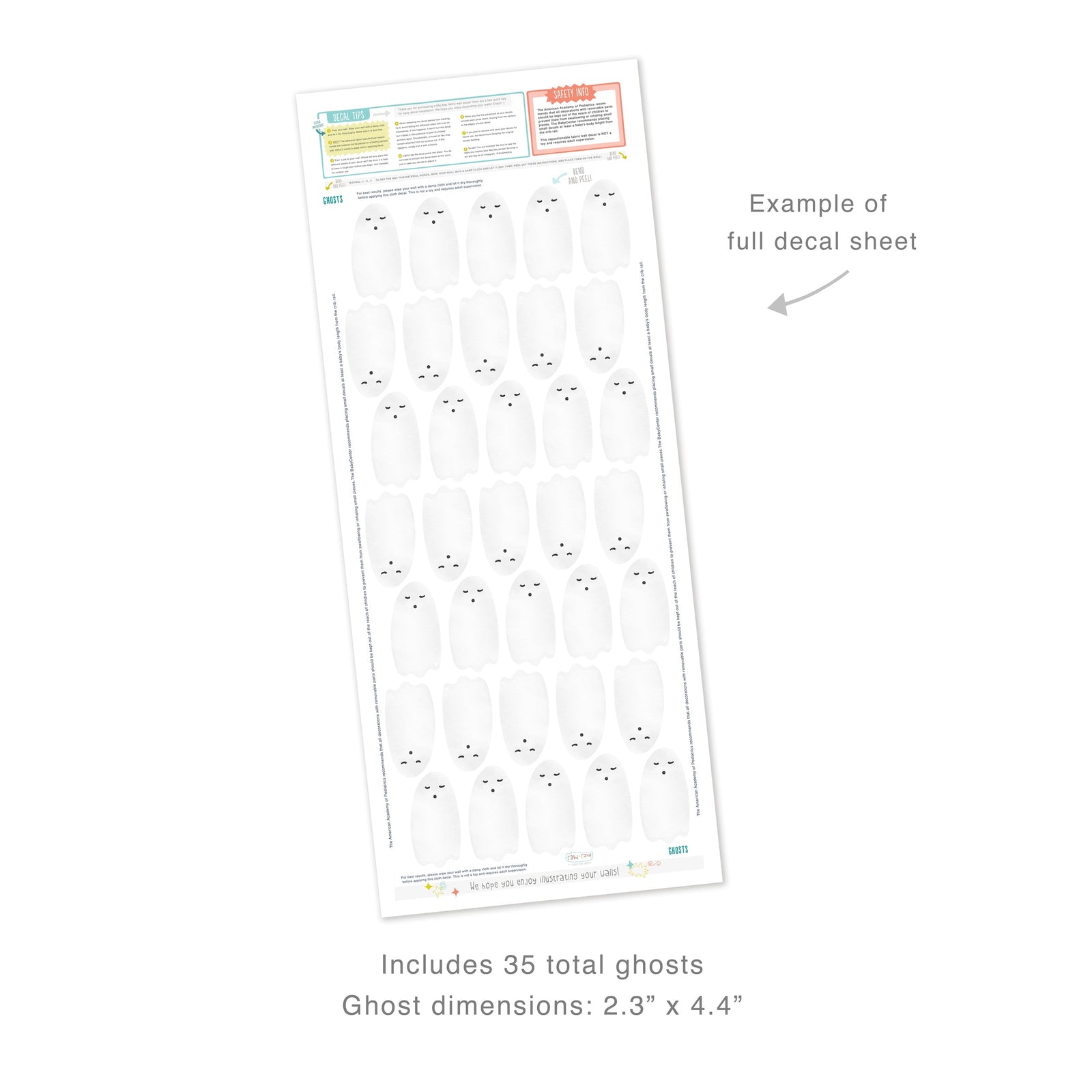 Ghost Wall Decals