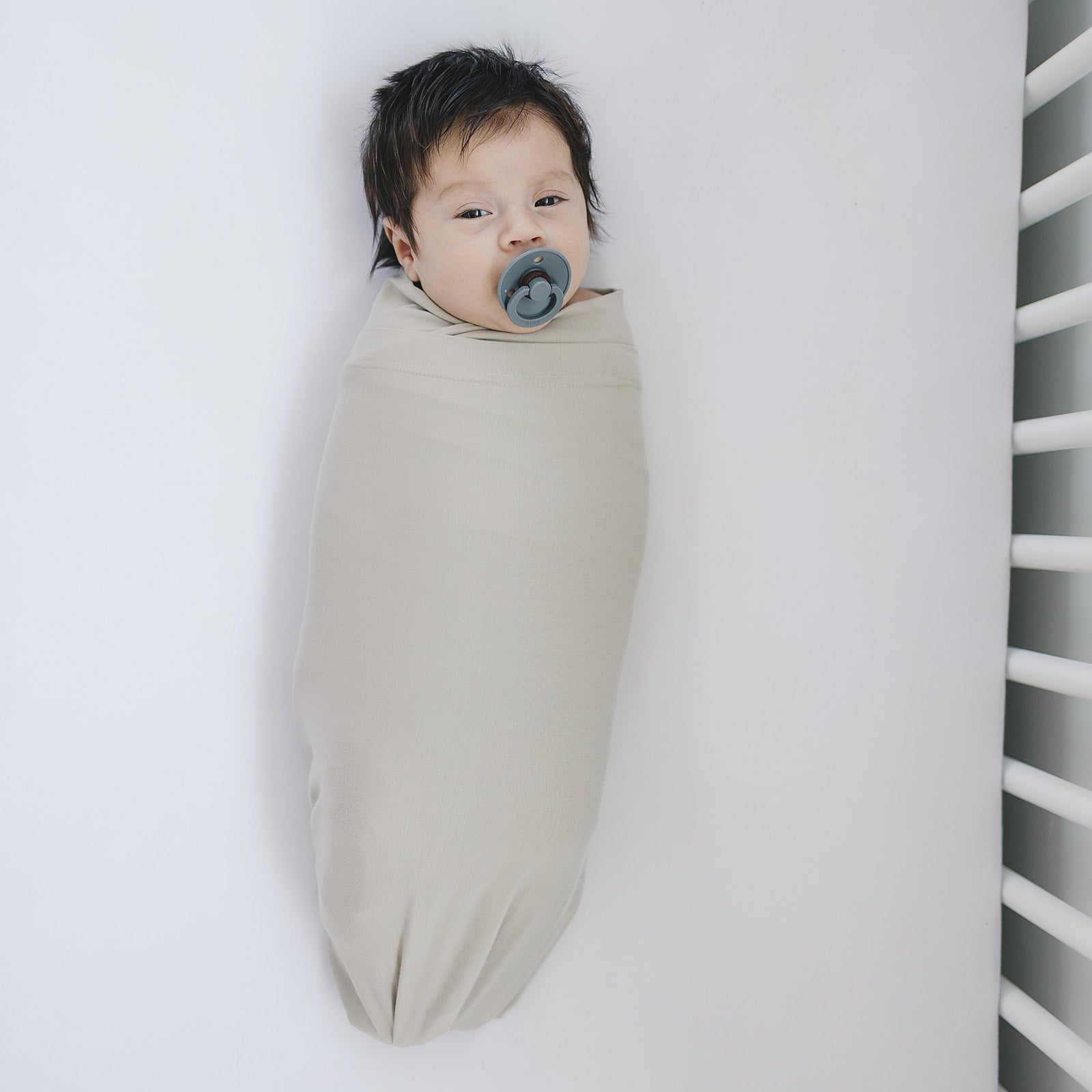Oatmeal Bamboo Stretch Swaddle Blanket