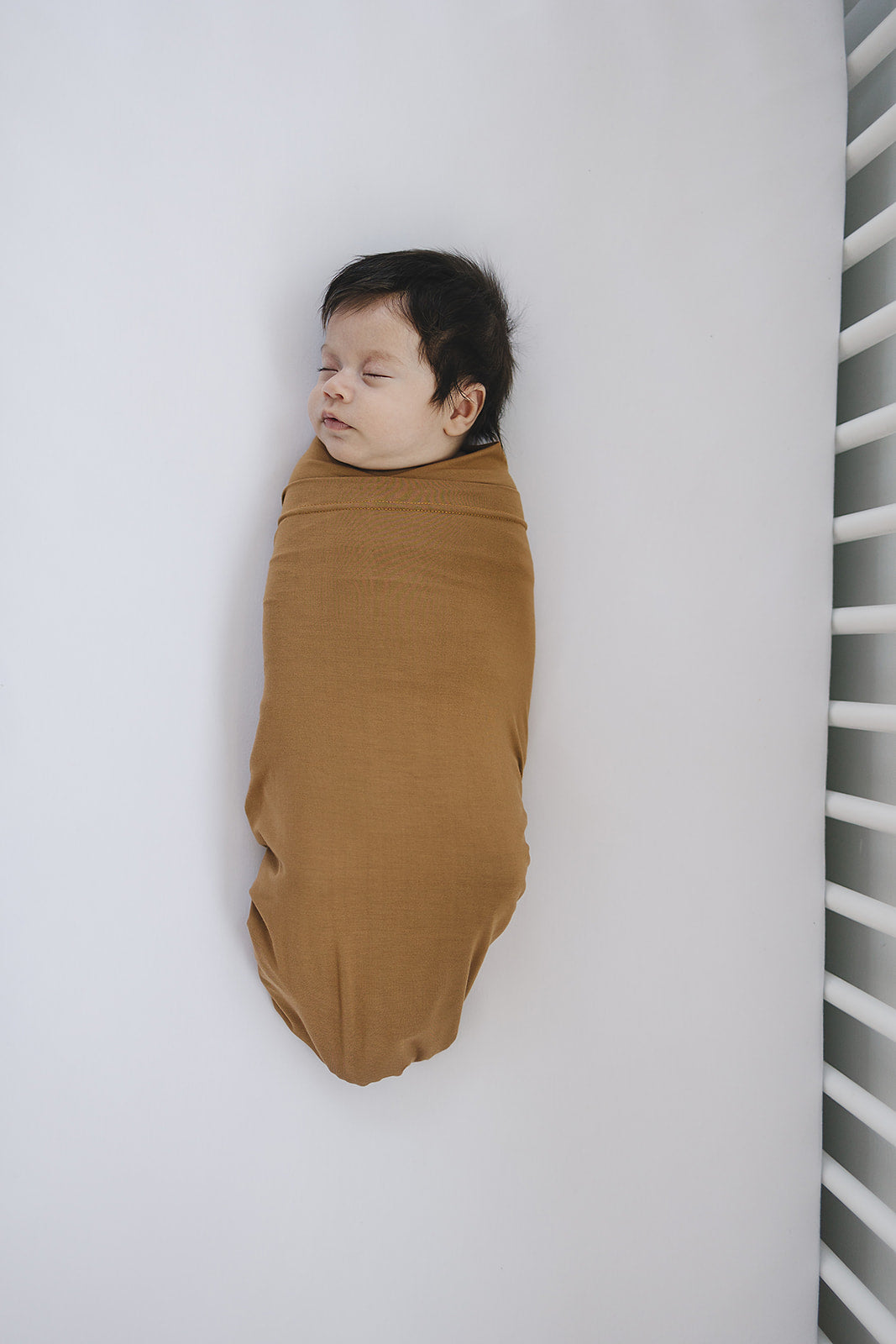 Mustard Bamboo Stretch Swaddle Blanket