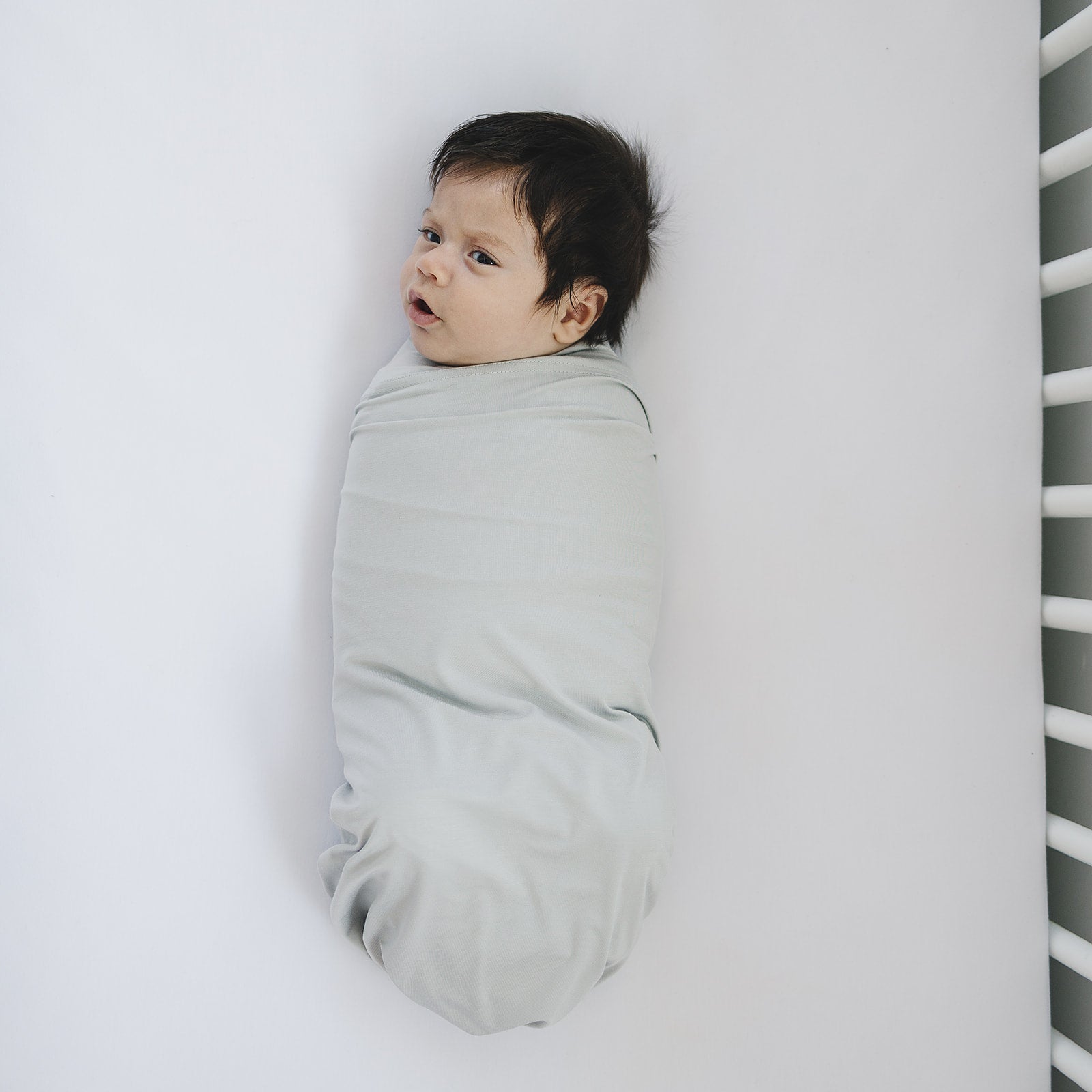 Stone Bamboo Stretch Swaddle Blanket