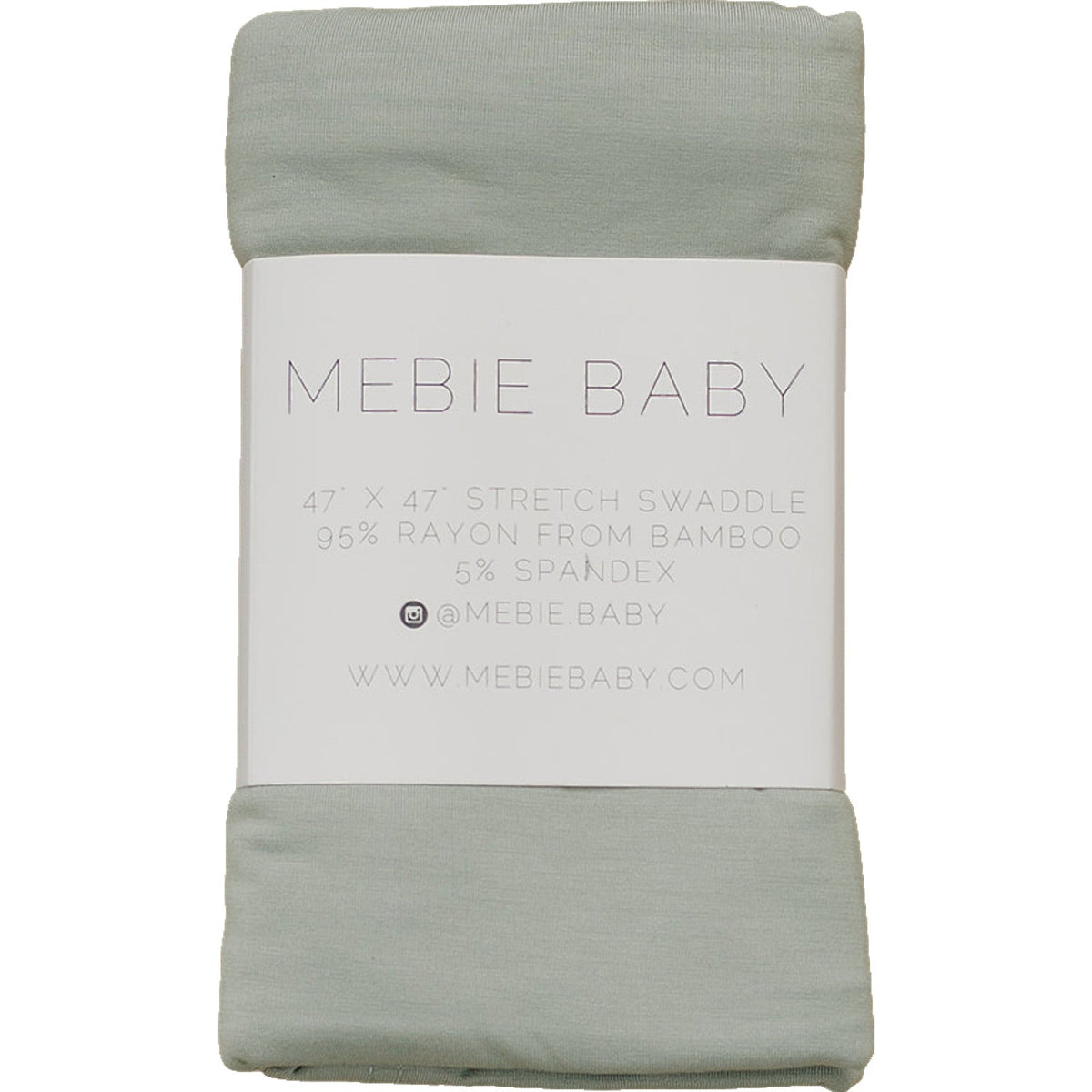 Sage Bamboo Stretch Swaddle Blanket