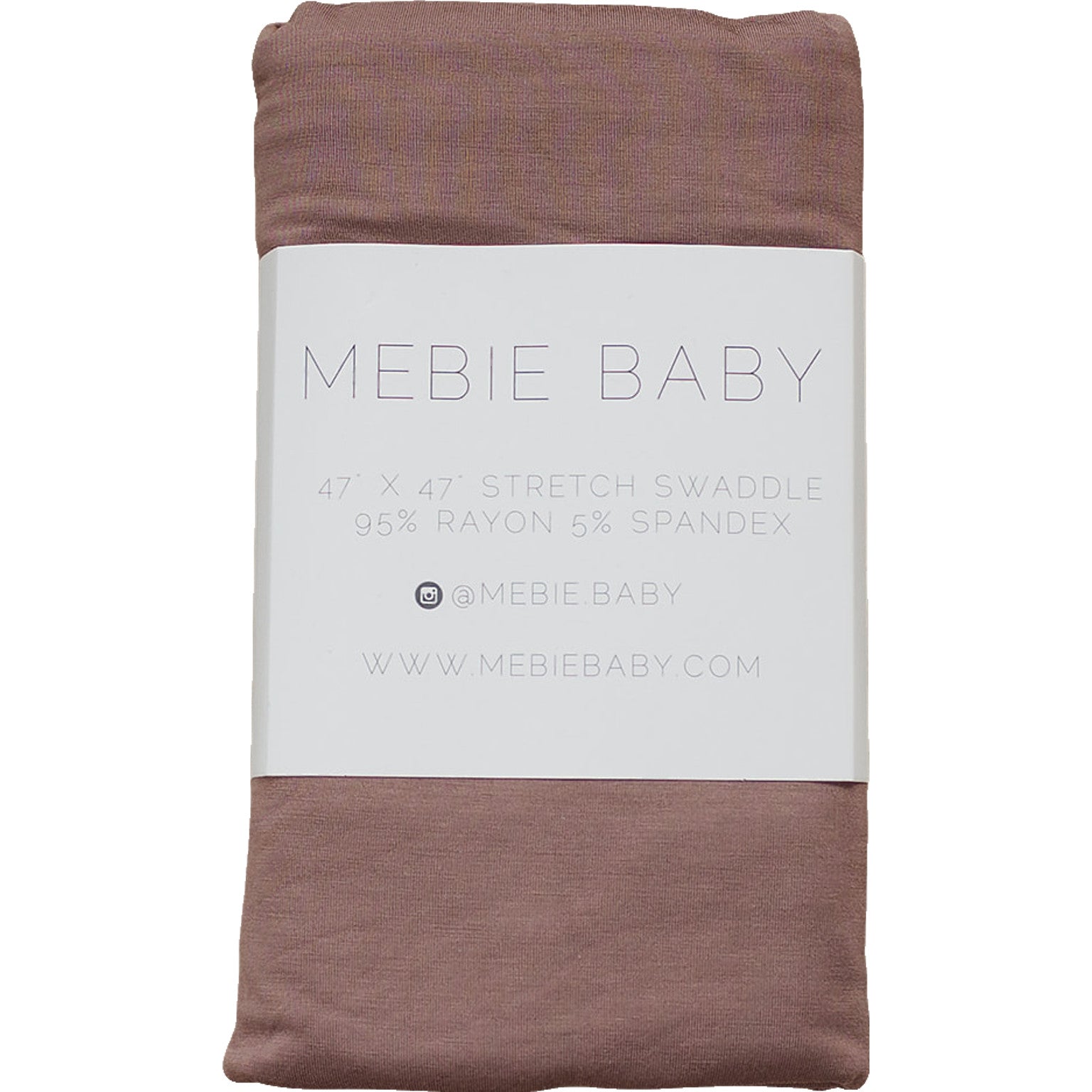 Plum Bamboo Stretch Swaddle Blanket