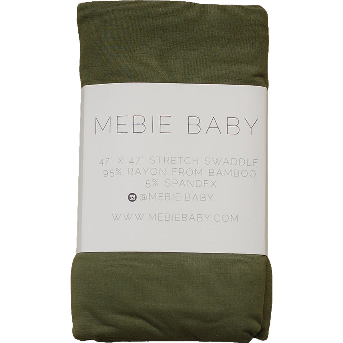 Olive Bamboo Stretch Swaddle Blanket