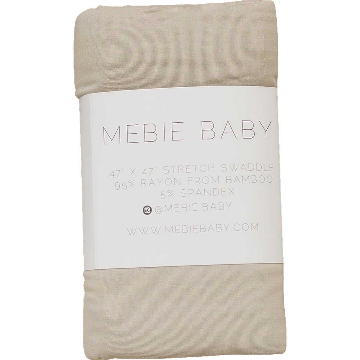 Oatmeal Bamboo Stretch Swaddle Blanket