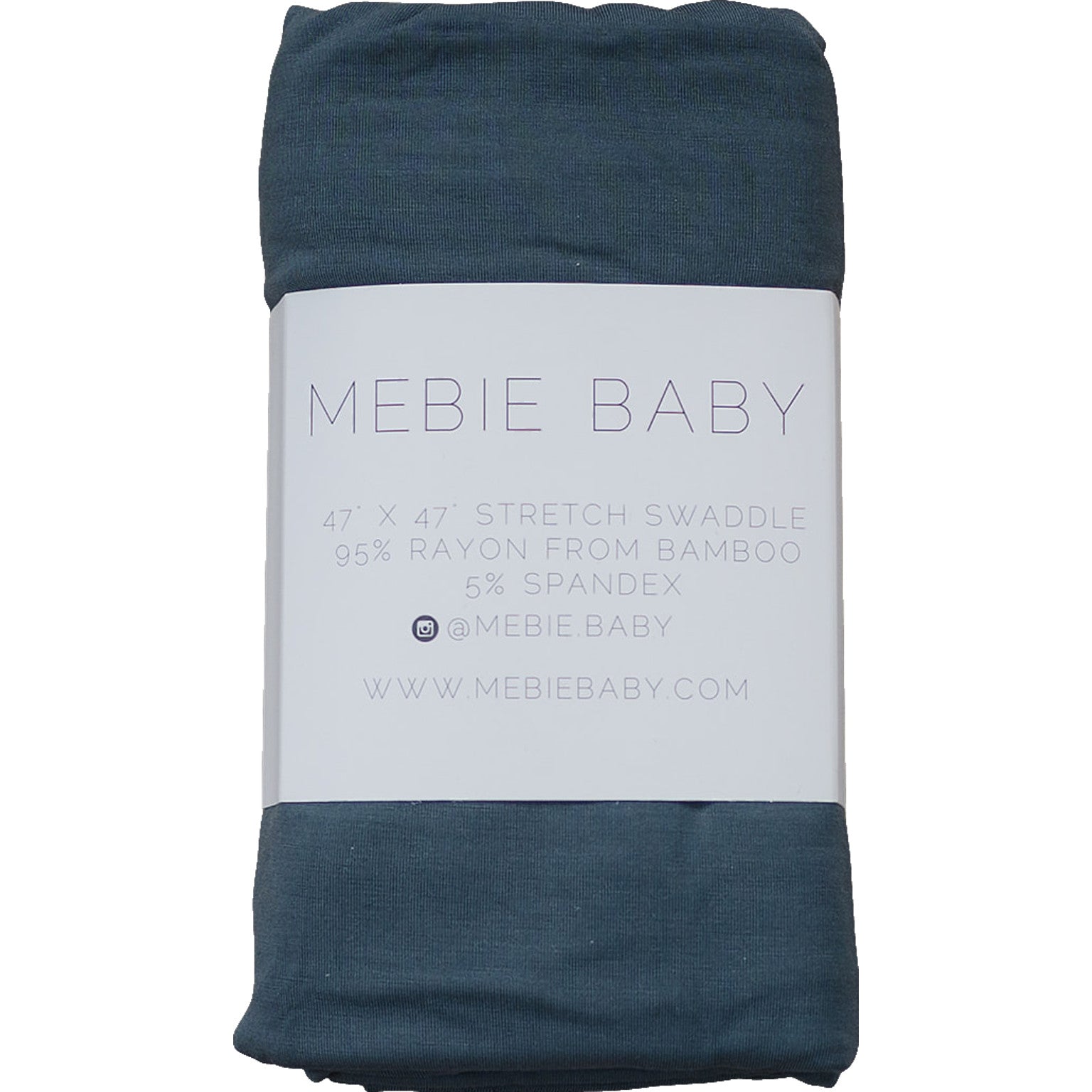 Charcoal Bamboo Stretch Swaddle Blanket