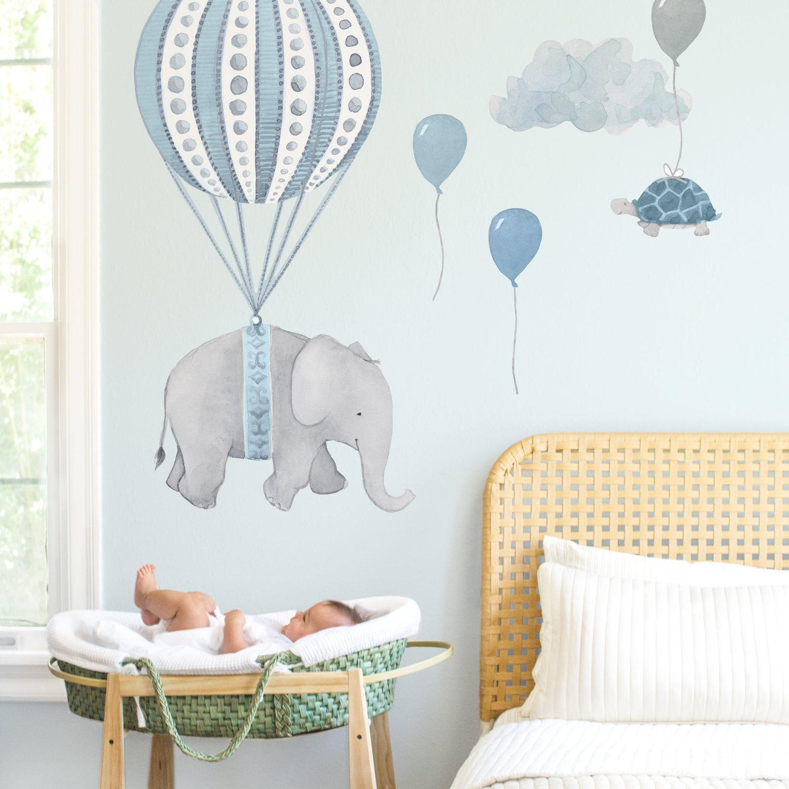 Soaring Friends Wall Decals - Blue