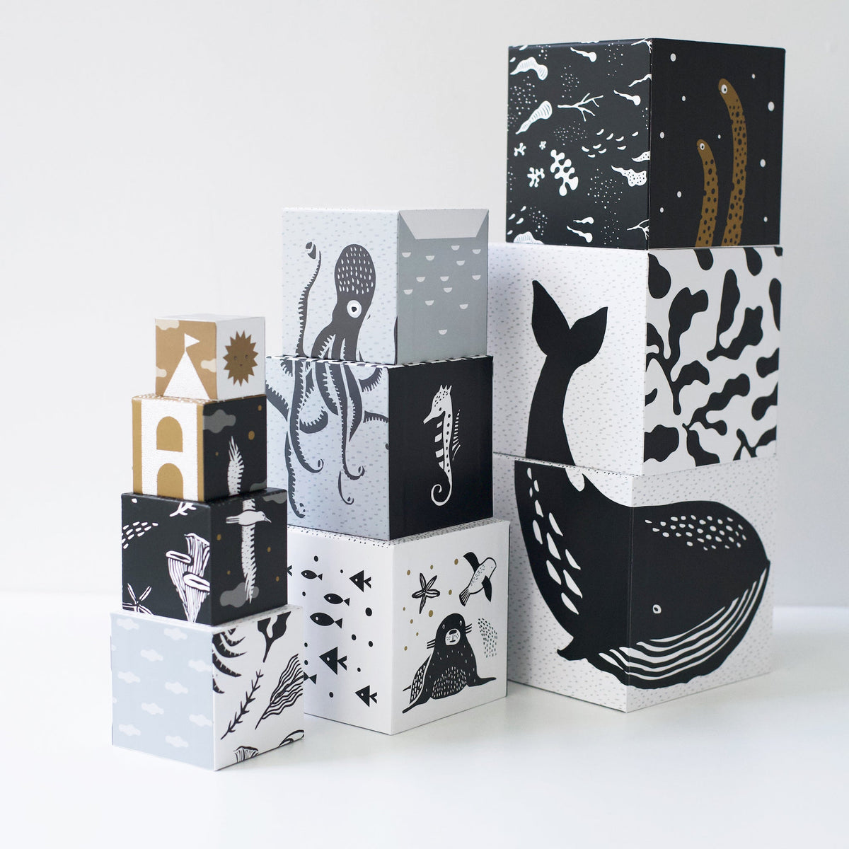 Ocean Animals Nesting Blocks