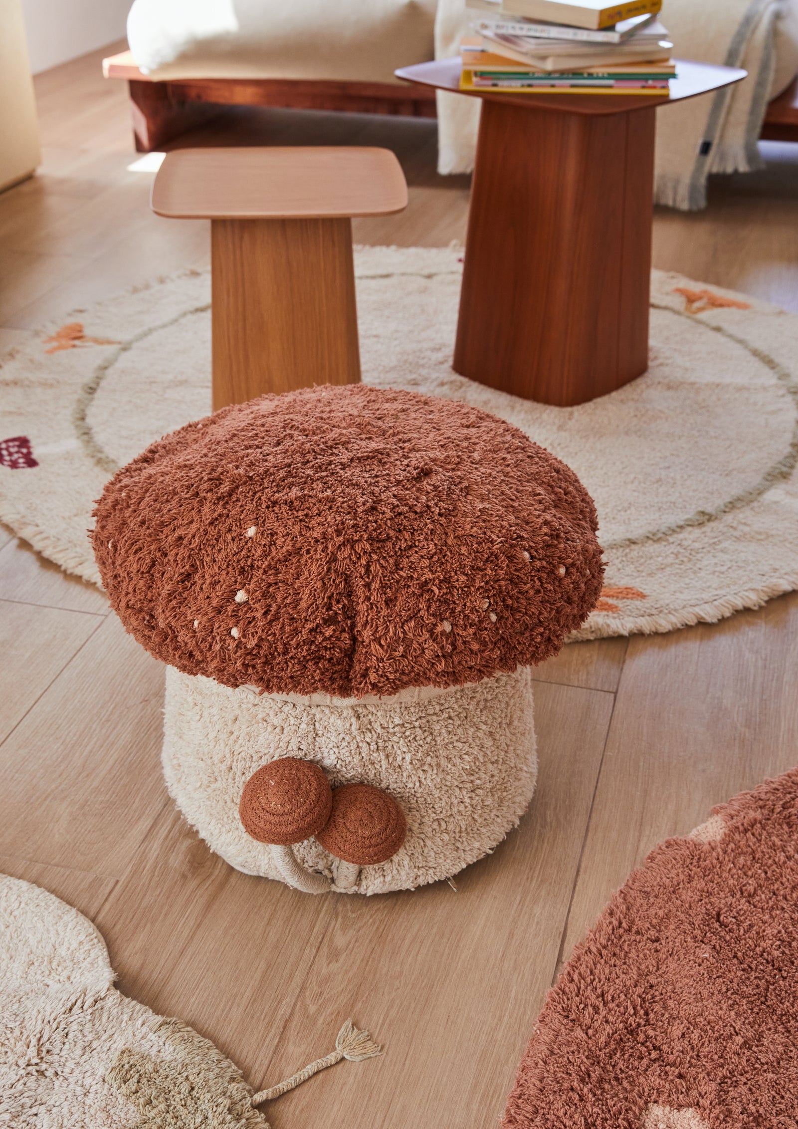 Boletus Mushroom Pouf