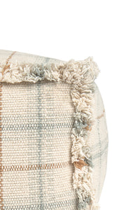 Tartan Plaid Handloomed Pouf