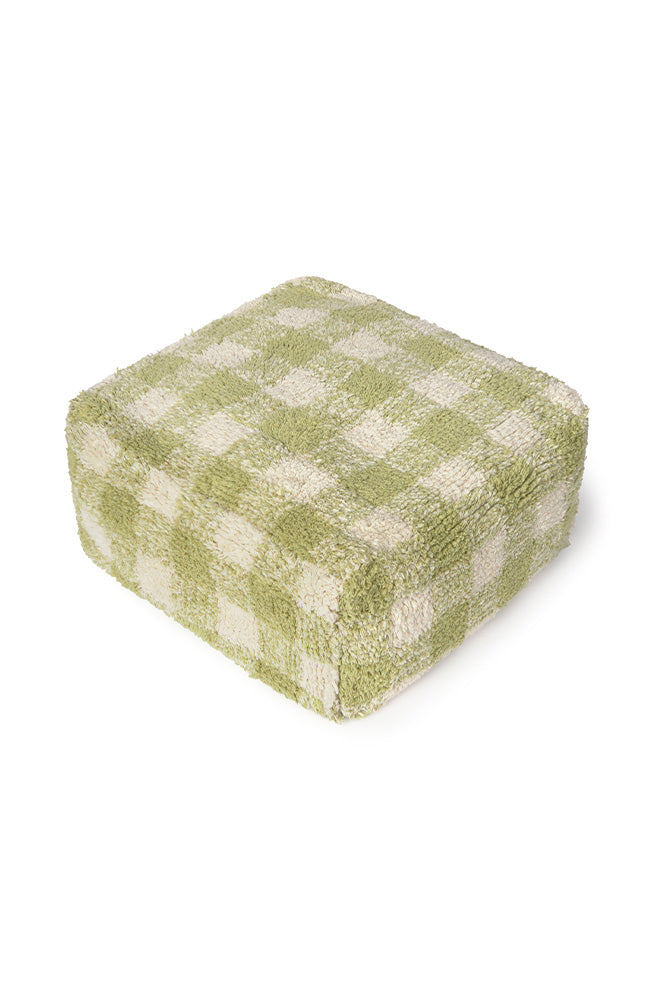 Vichy Checked Pouf