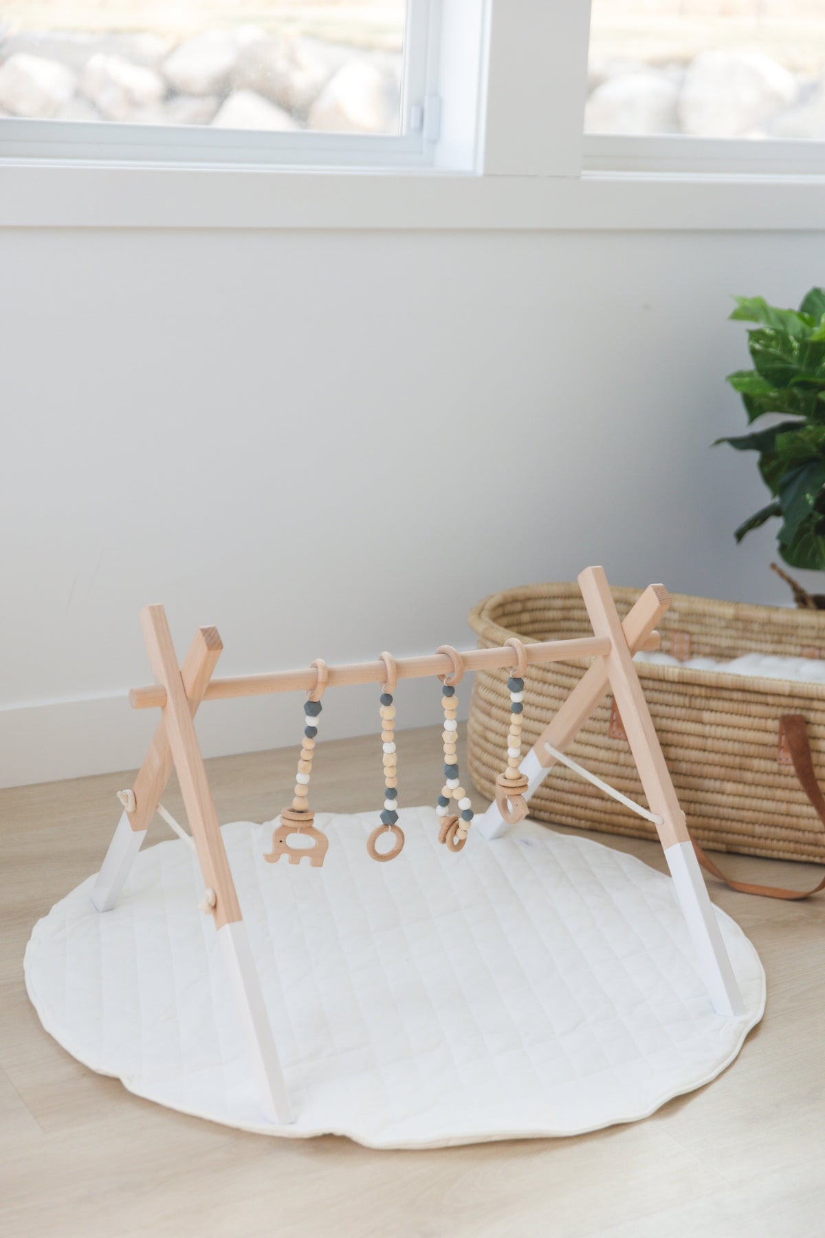 Wooden Baby Play Gym