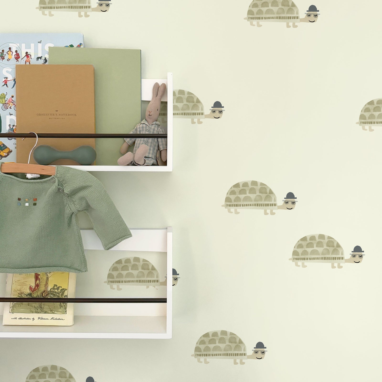 Pet Turtle Toss Wall Decals - Latte
