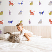 Cat Toss Wall Decal Set - Spritz