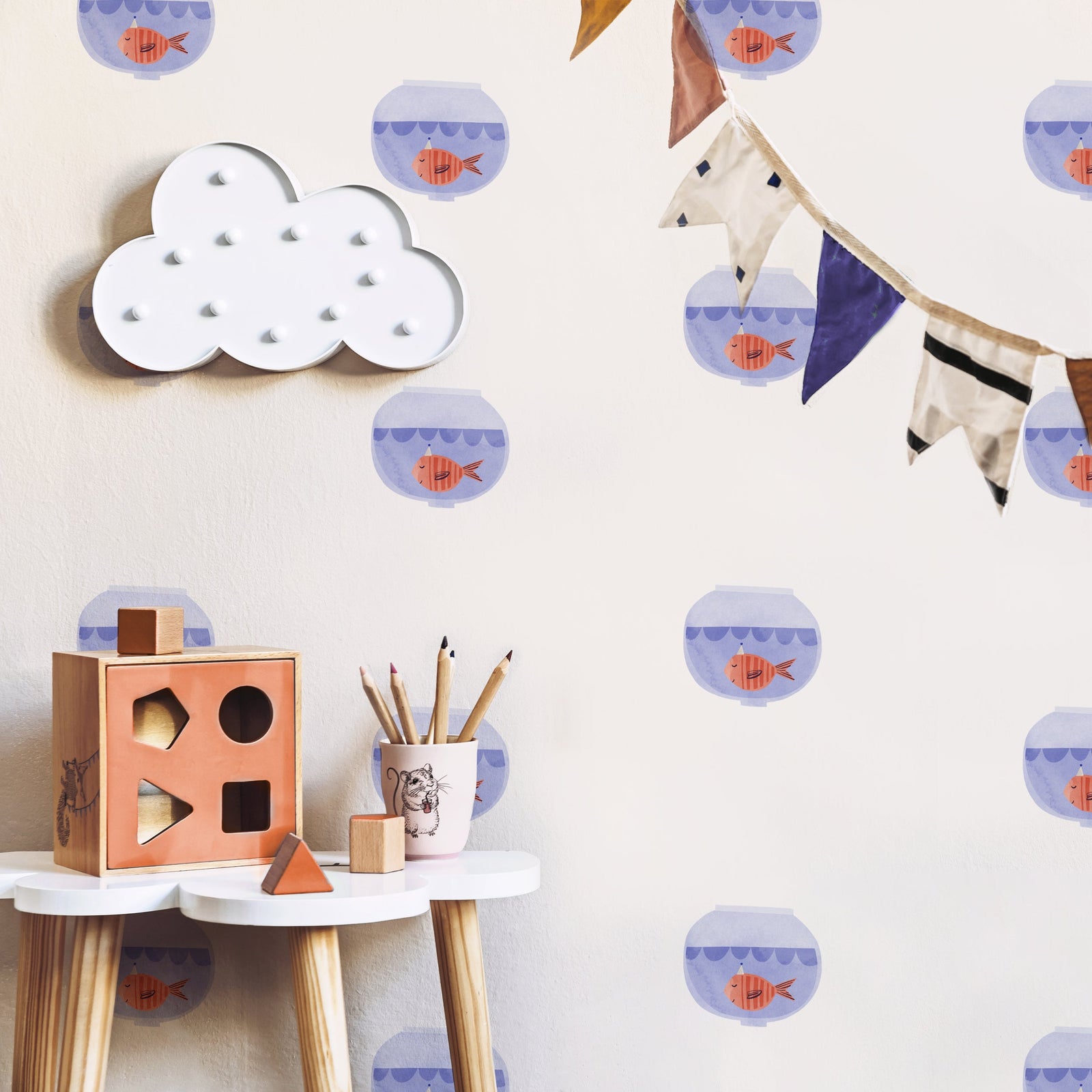 Fishbowl Toss Wall Decals - Spritz