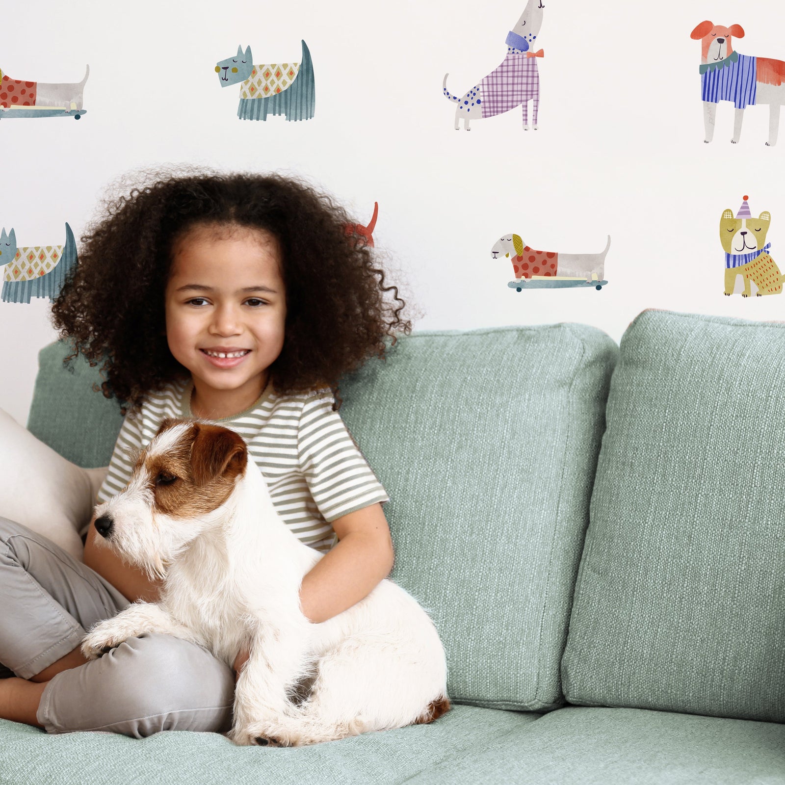 Dog Toss Wall Decals - Spritz