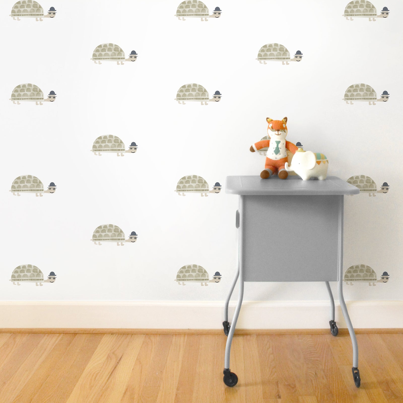 Pet Turtle Toss Wall Decals - Latte