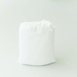 Linen Round Playmat - White