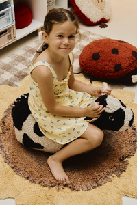 Lola Cow Pouf