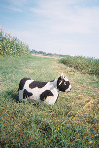 Lola Cow Pouf