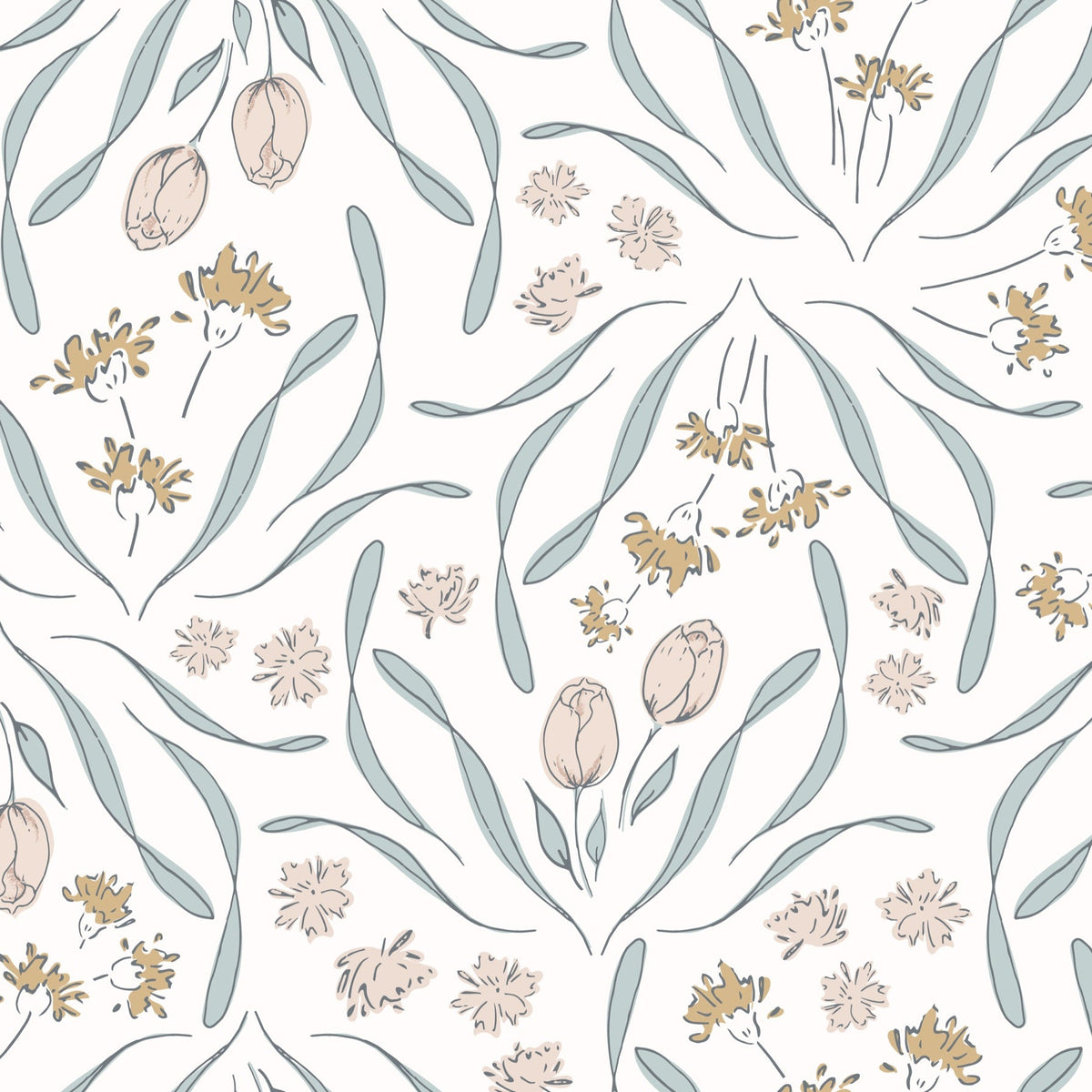 Primrose Wallpaper by Melissa Johnson Design