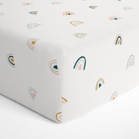 Over the Rainbow Organic Crib Sheet