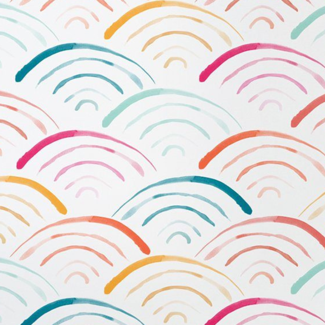 Rainbow Scallop Wallpaper