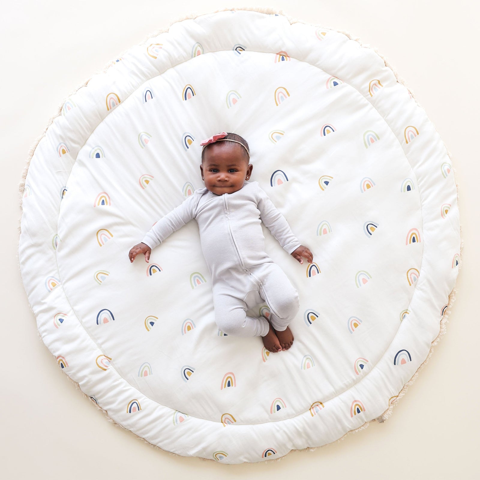 Rainbow Organic Cotton Play Mat
